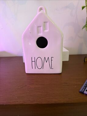 Rae Dunn Artisan Collection "HOME" ceramic birdhouse by Magenta
